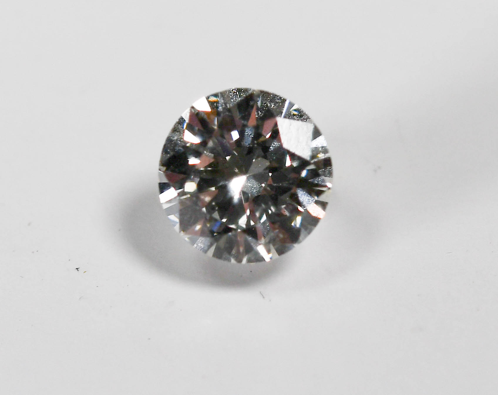 Certified .80ct Round Brilliant Cut Diamond GIA G color SI1 Clarity Excellent Condition