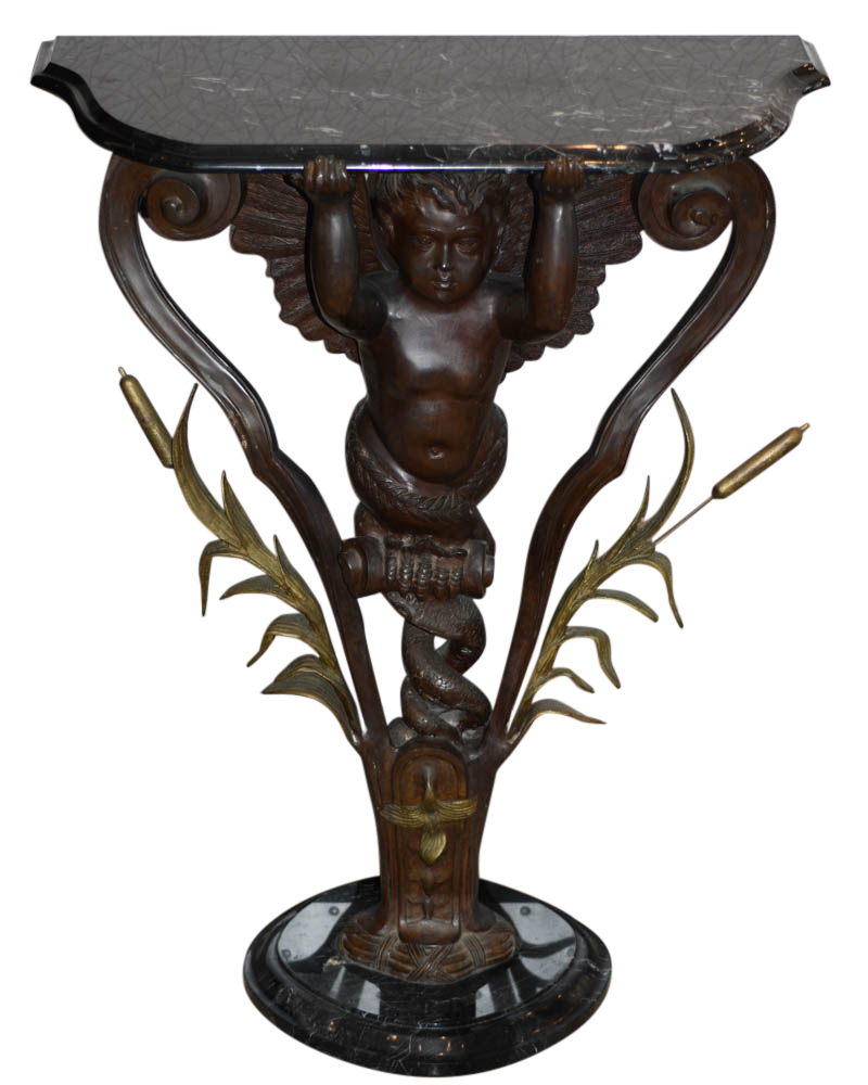 Art Deco/Art Nouveau Reproduction Bronze Table