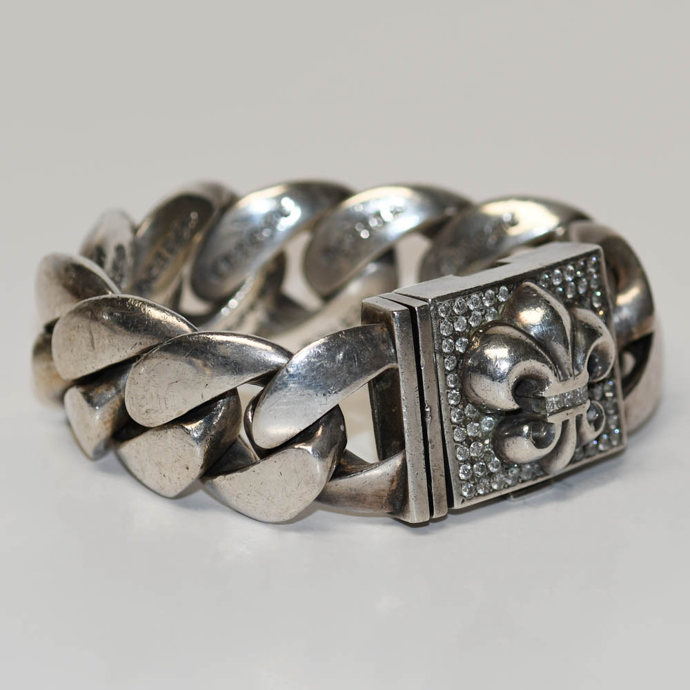 Chrome Hearts Diamond Bracelet 3.00TDW, 496.8gr