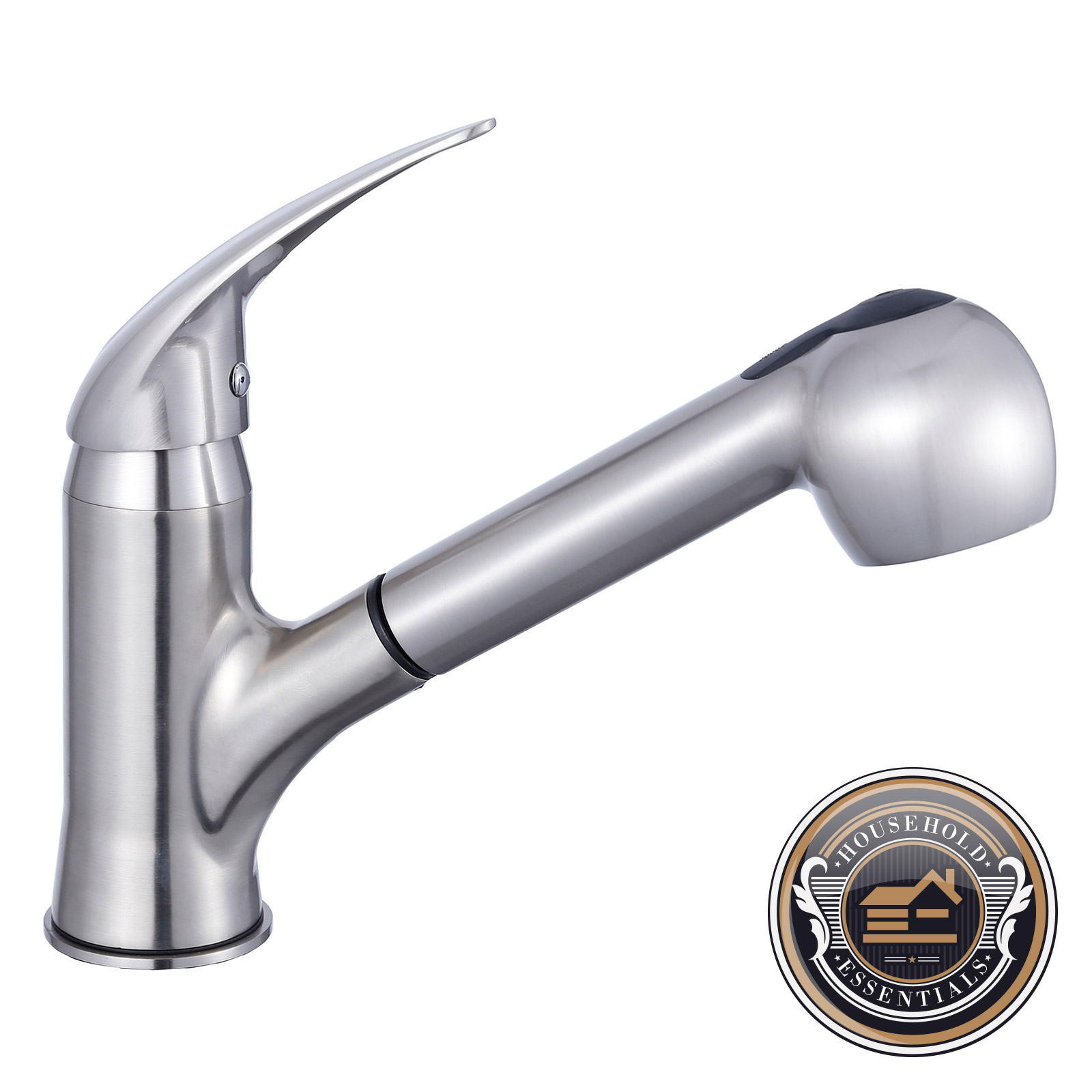 Single Handle Kitchen Sink Faucet with Swivel Spout Pull Out Spray eBay