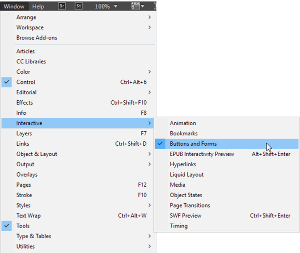 How to Create a Combo Box Form Field in Adobe InDesign ucator