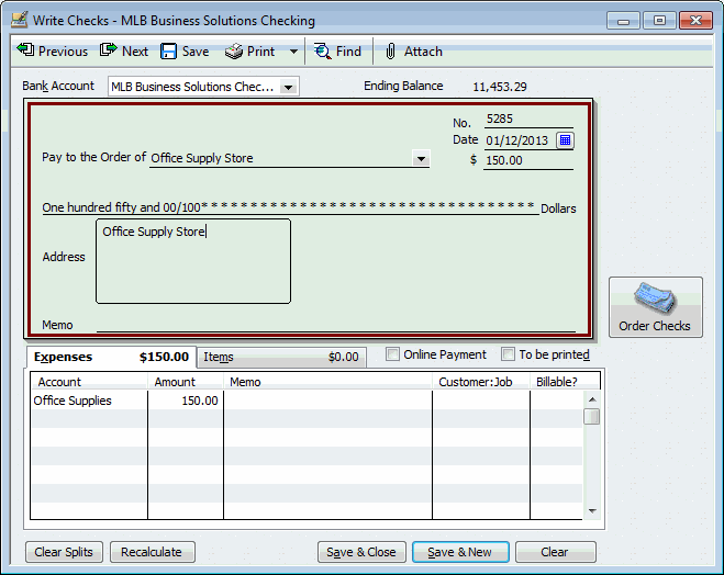 How to Use the Account Register in QuickBooks Webucator