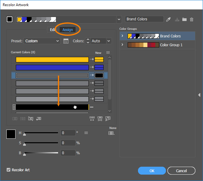 How to Use a Color Group to Change Multiple Swatches in Adobe