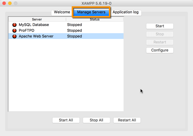 Mysql Xampp Mac