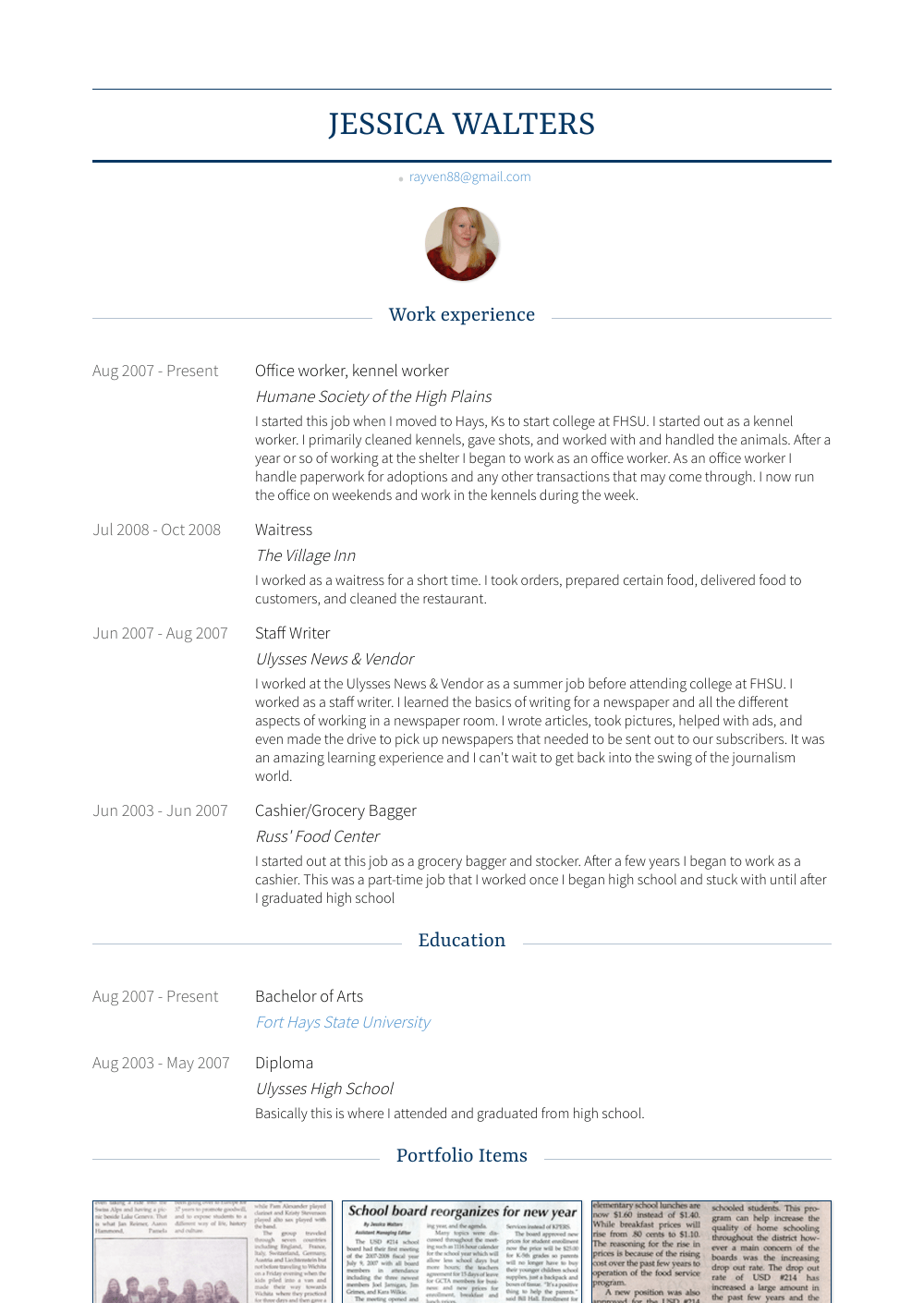 Cover Letter Examples For Kennel Attendant