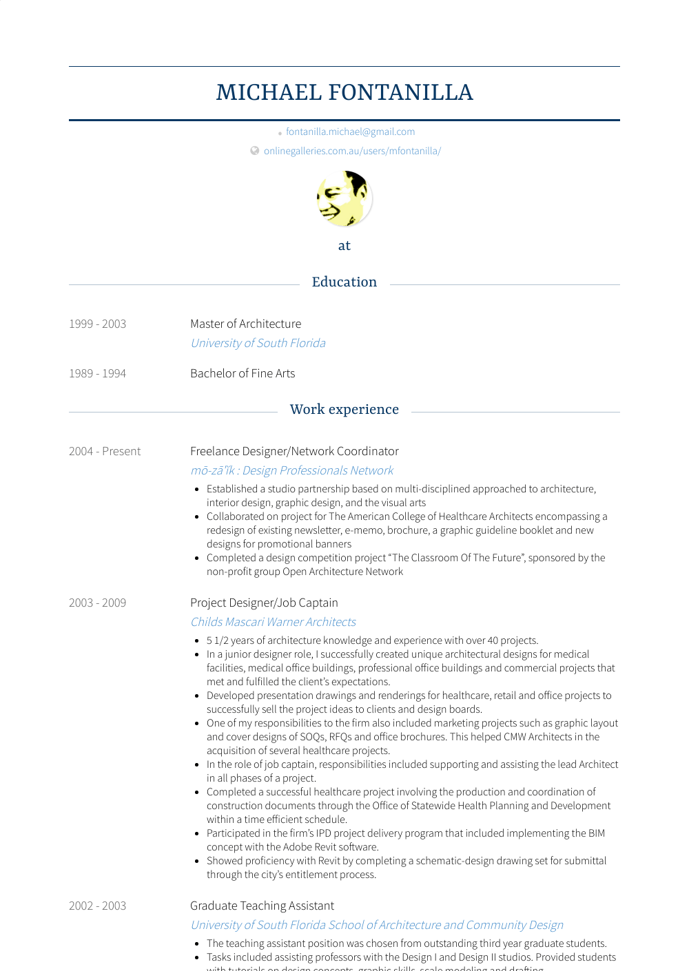 Freelance Designer Resume Samples and Templates VisualCV