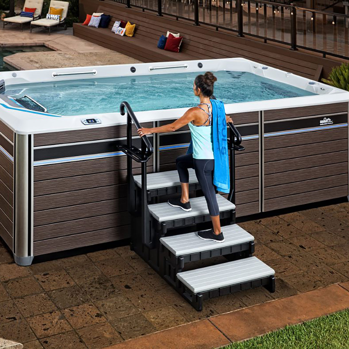 Signature Steps California Home Spas & Patio Hot Tubs, Swim Spas