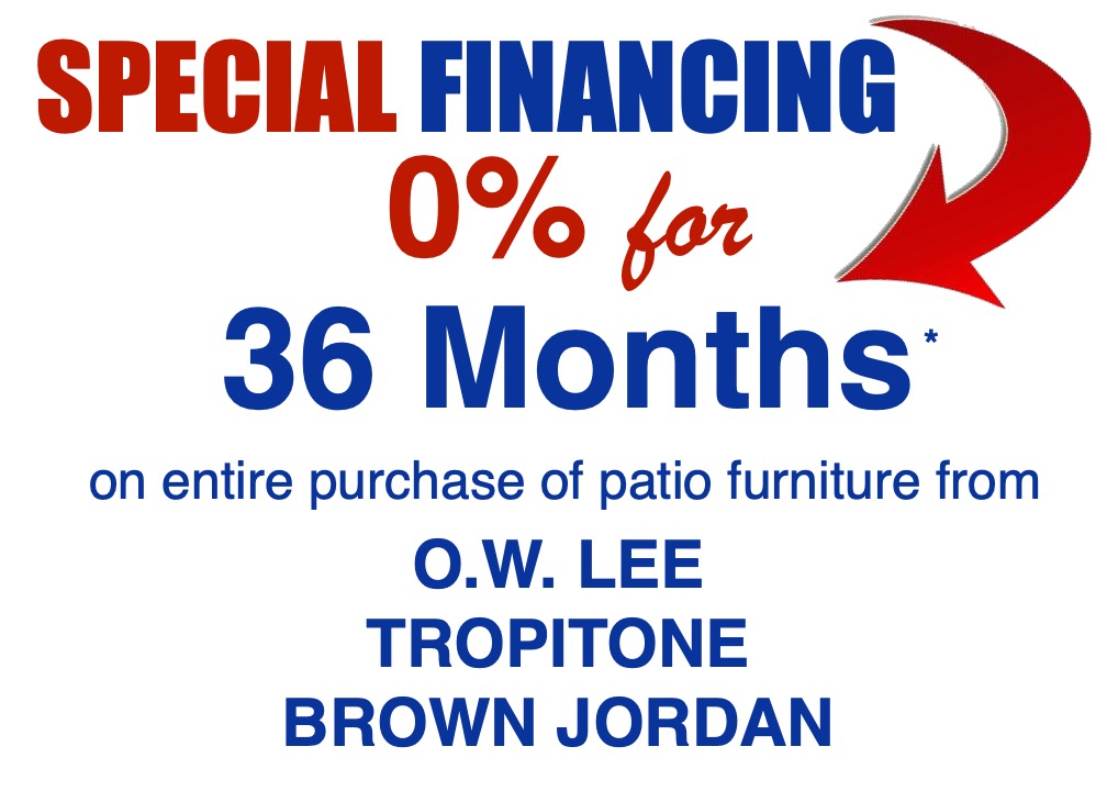 FURNITURE FINANCING Coastal Spa & Patio
