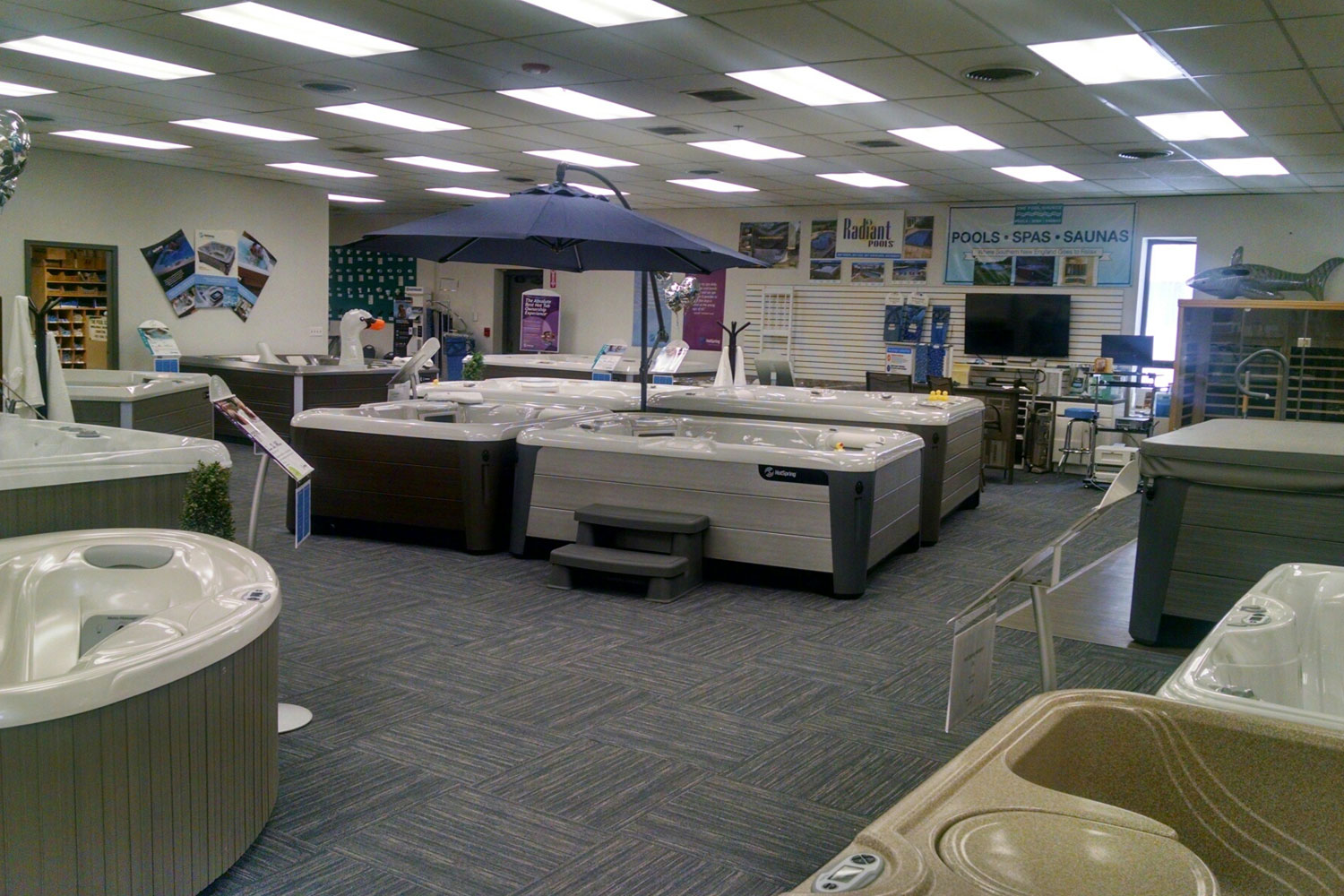 We are a Hot Tub Dealer!