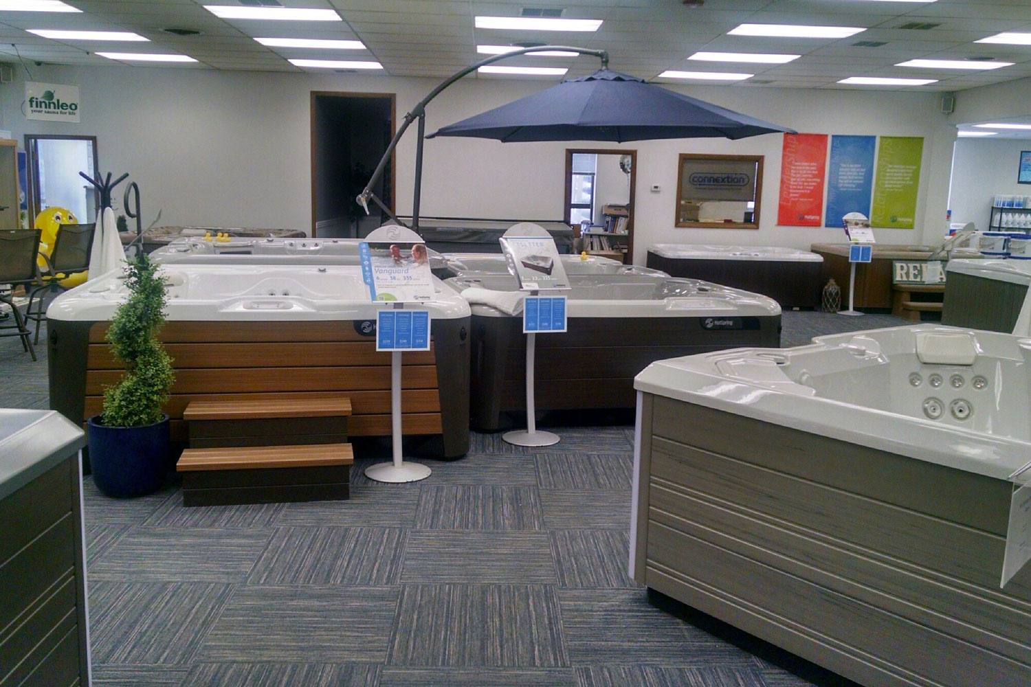 We are a Hot Tub Dealer!