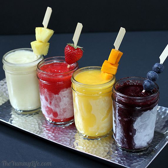 MakeAhead Frozen Fruit Daiquiris