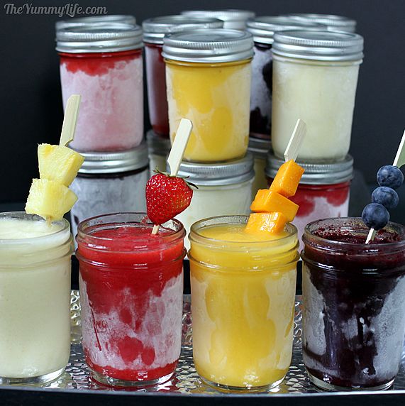 MakeAhead Frozen Fruit Daiquiris