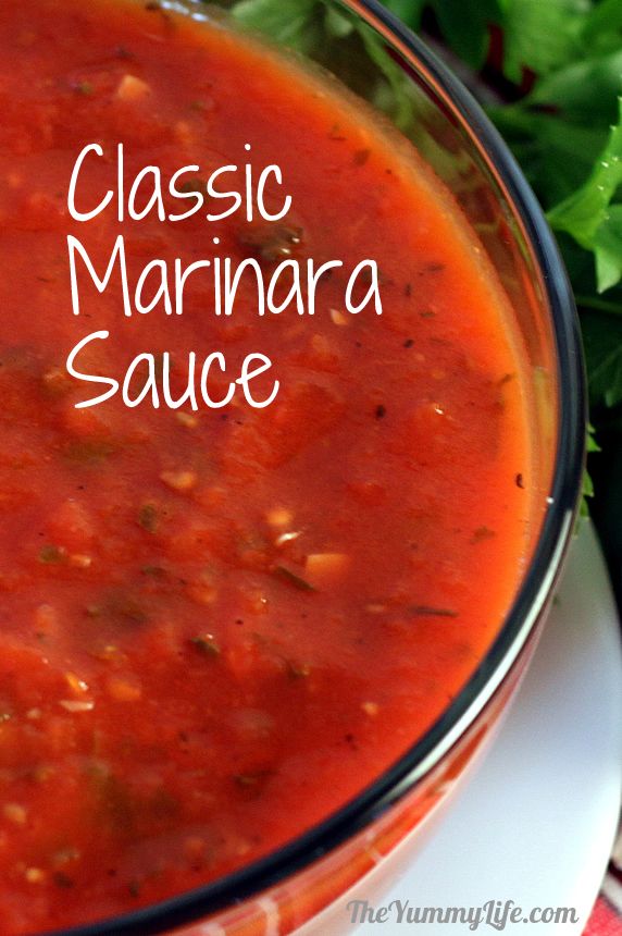 Classic Marinara Sauce