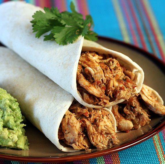 Pulled Chicken Burrito Recipe Burrito Walls