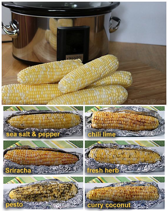 Slow Cooker Corn on the Cob
