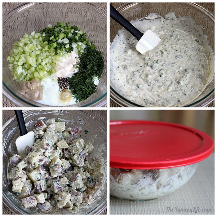 Yogurt Dill Potato Salad