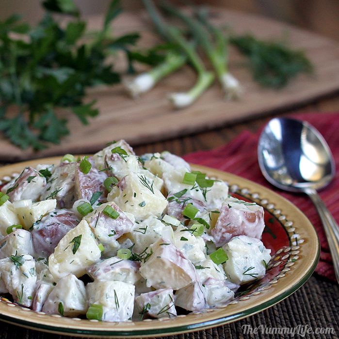 Yogurt Dill Potato Salad