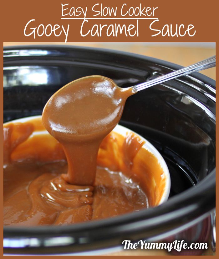 Slow Cooker Caramel Sauce