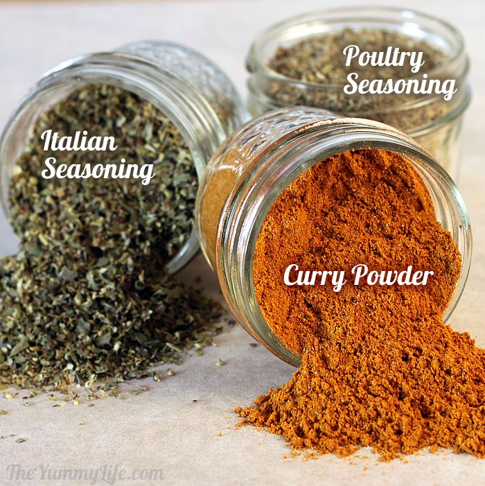 Make Your Own Italian Seasoning, Curry Powder, & Poultry Seasoning