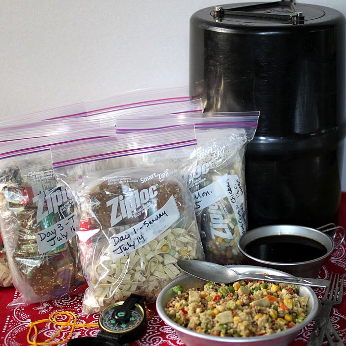 A Week of Lightweight, Nutritious Backpacking Food