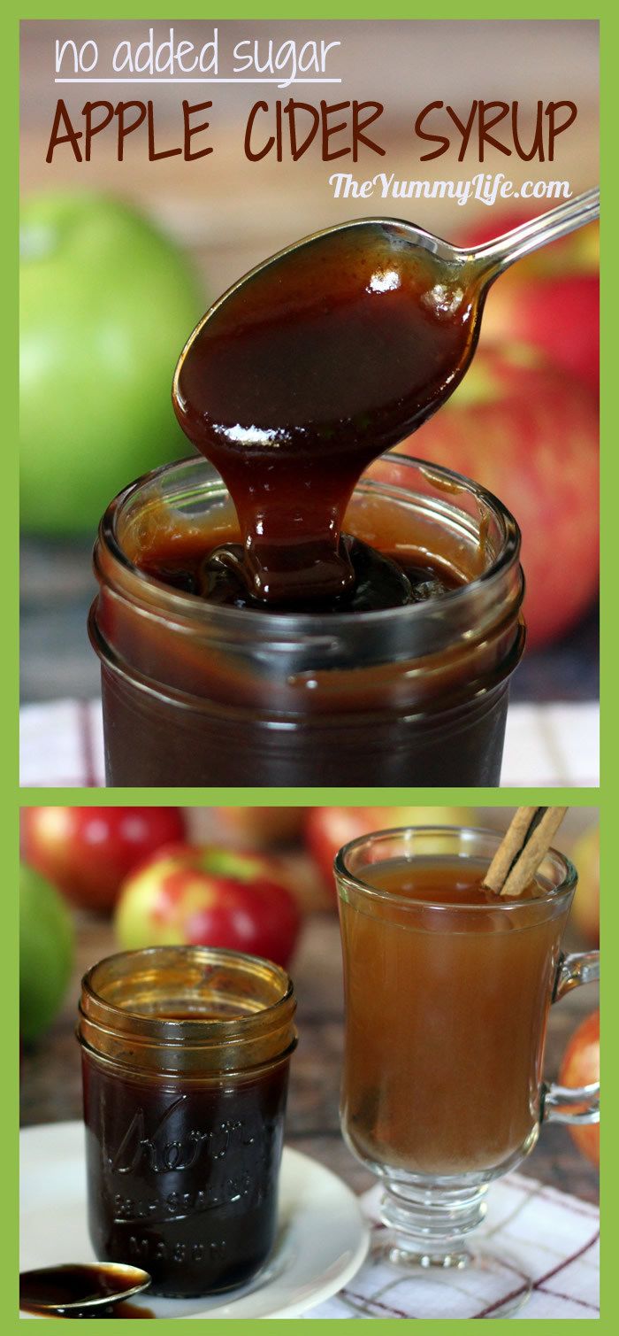 Apple Cider Syrup & Molasses no added sugar