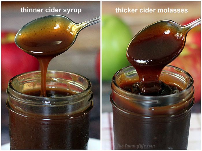 Apple Cider Syrup & Molasses no added sugar