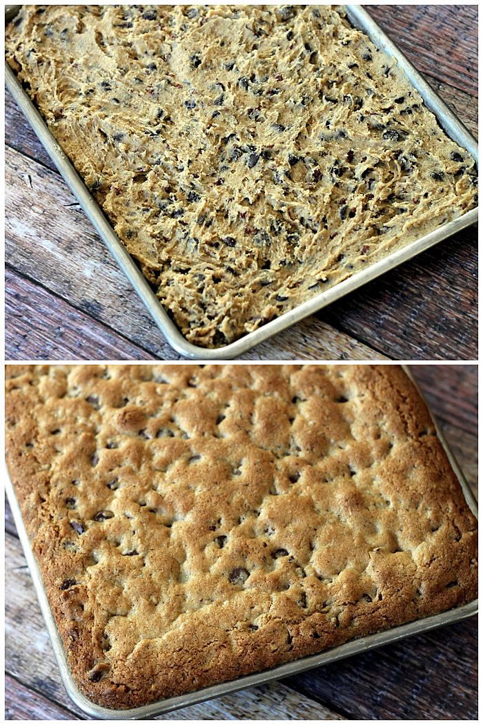 Whole Grain Chocolate Chip Cookie Bars