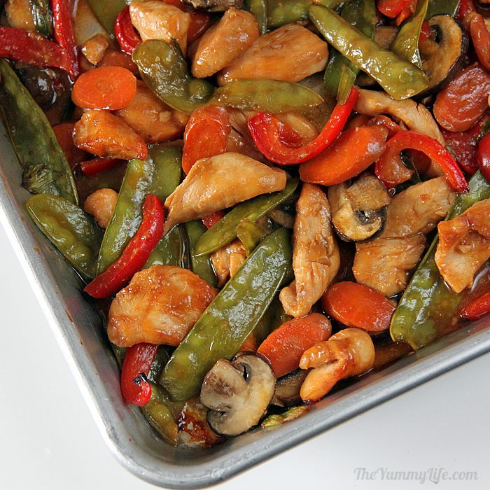 Easy, OvenBaked Sheet Pan Asian StirFry