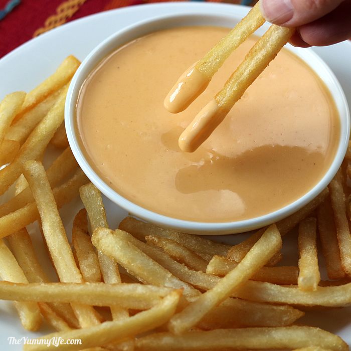 Microwave Ballpark Cheddar Cheese Sauce and Dip