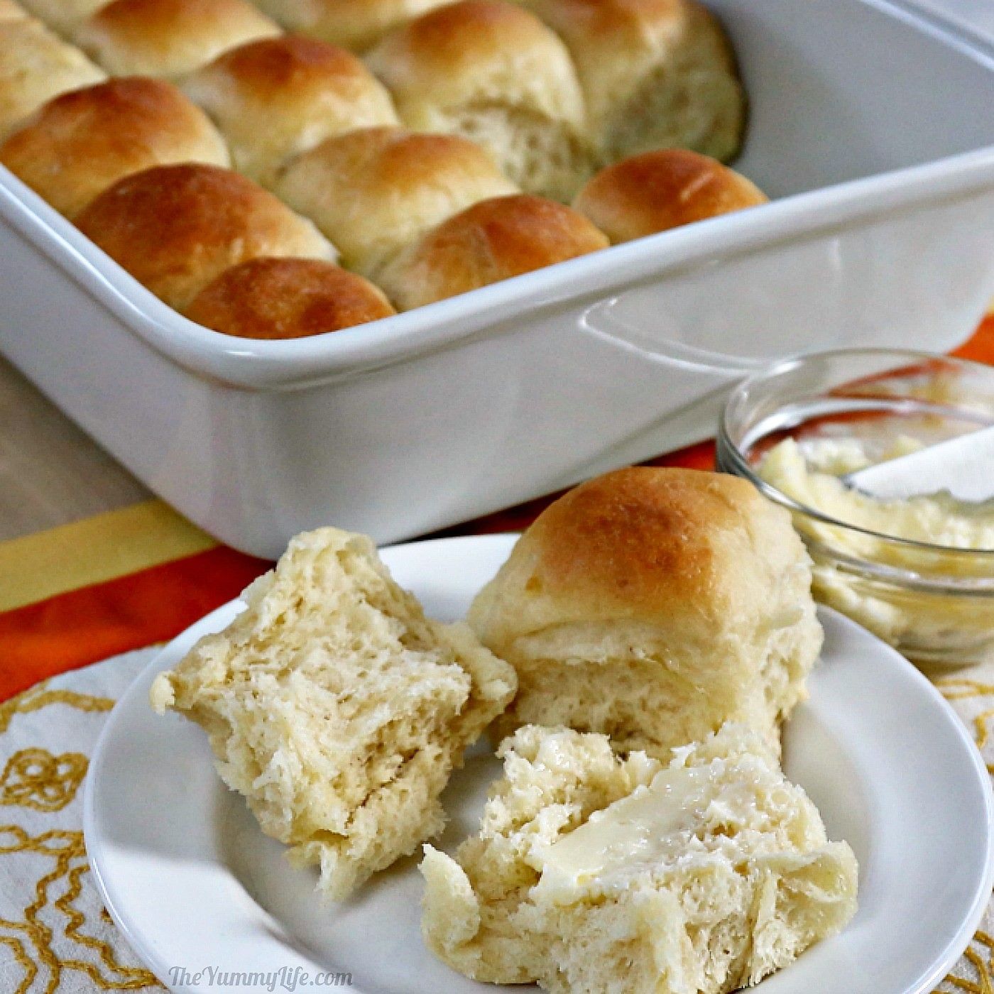 The Best Soft White Dinner Rolls with Make Ahead Option