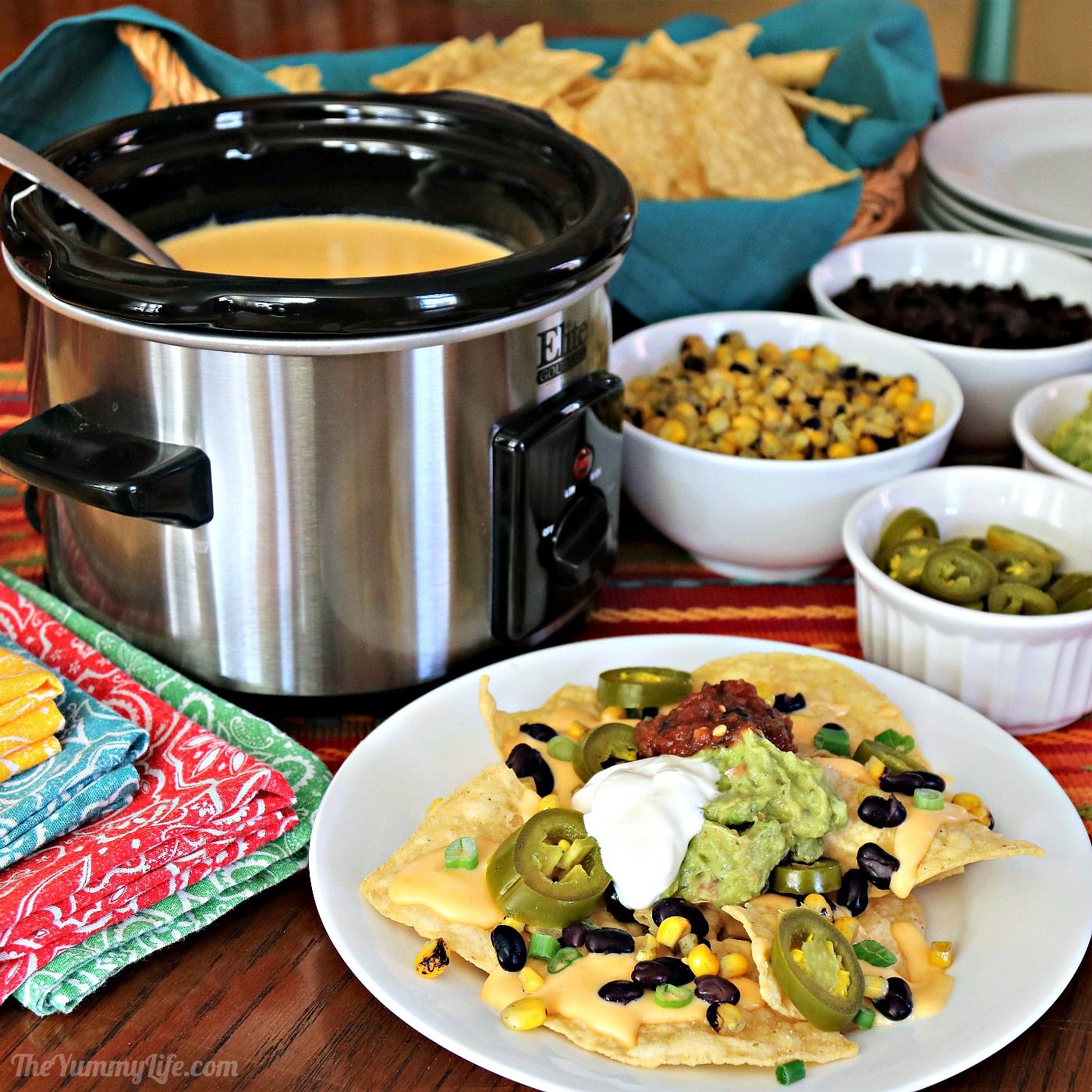 Queso Dip and Nacho Sauce Slow Cooker or Stove Top