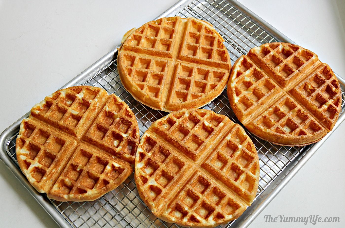 Easy Belgian Yeast Waffles