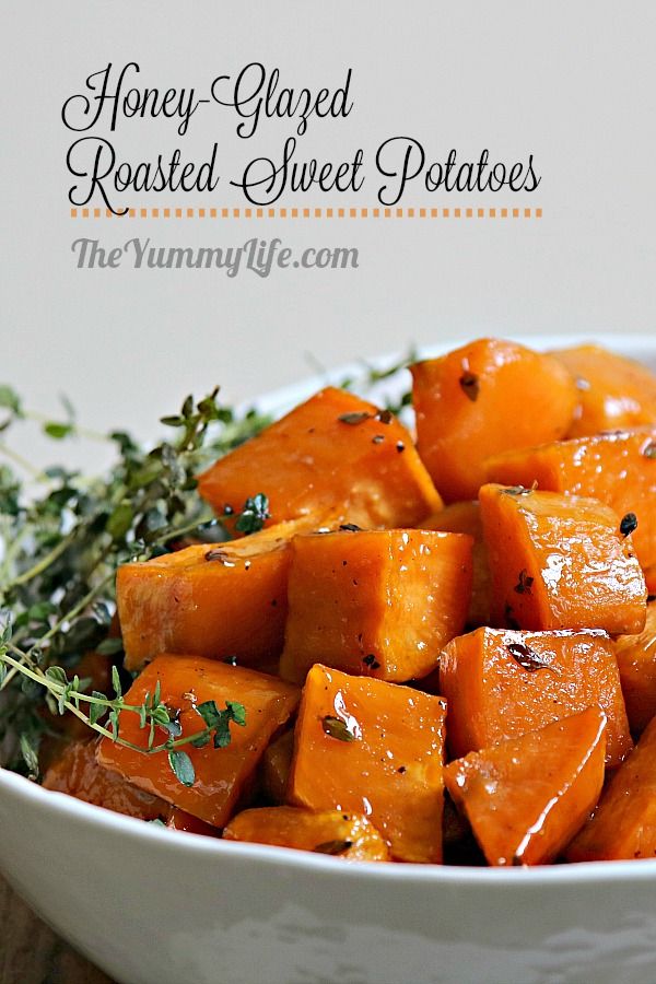 HoneyGlazed Roasted Sweet Potatoes