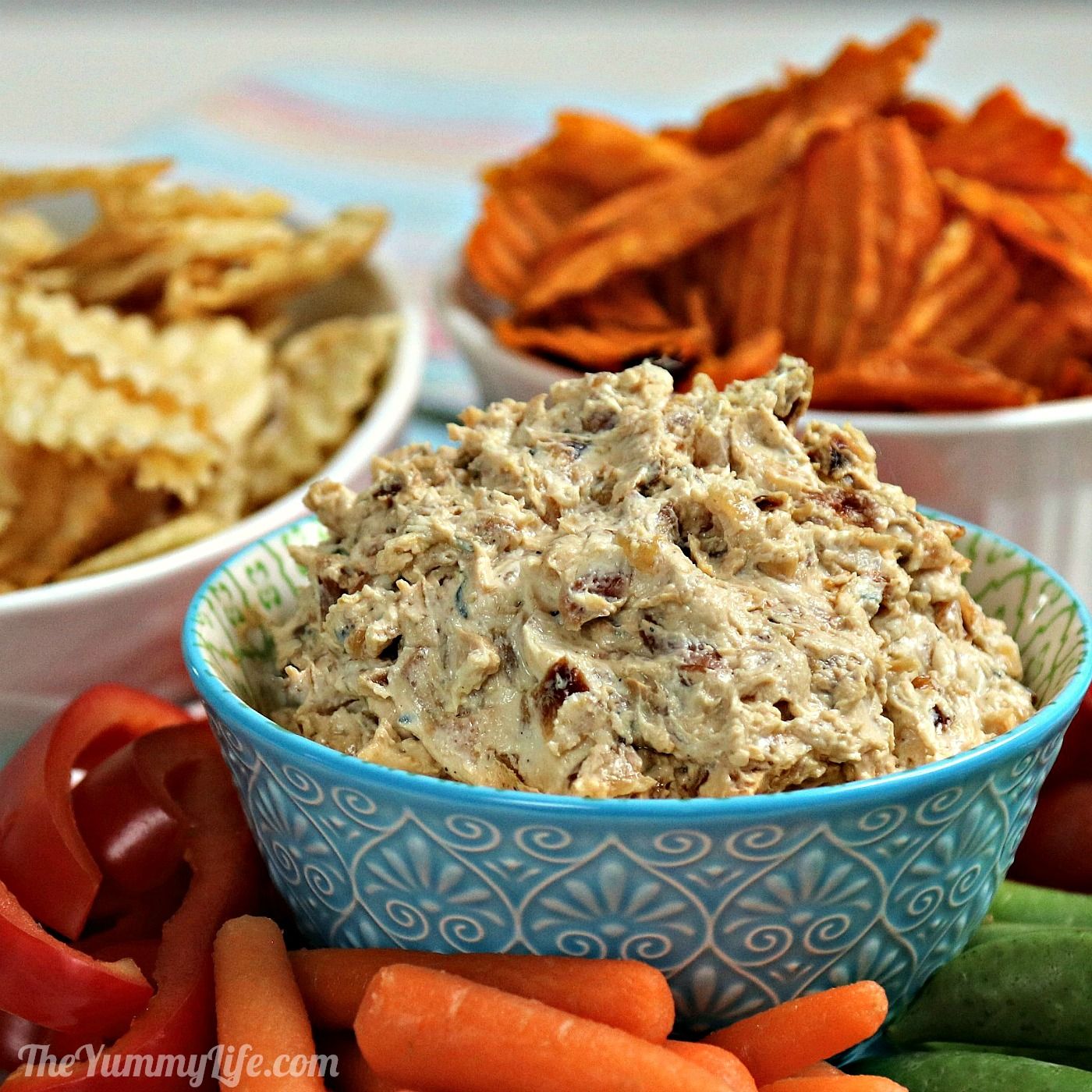 OvenRoasted Onion Yogurt Dip A Healthy Makeover