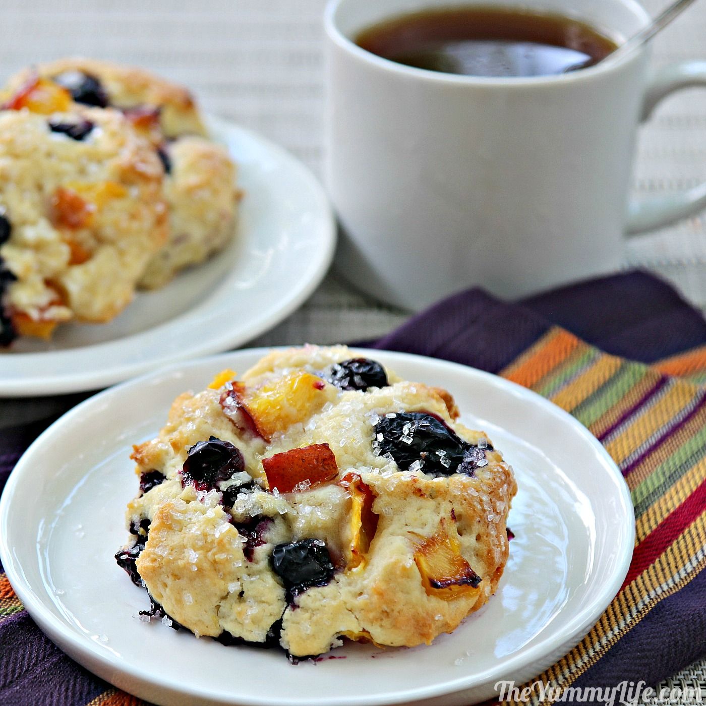 Easy Fruit Cream Drop Scones