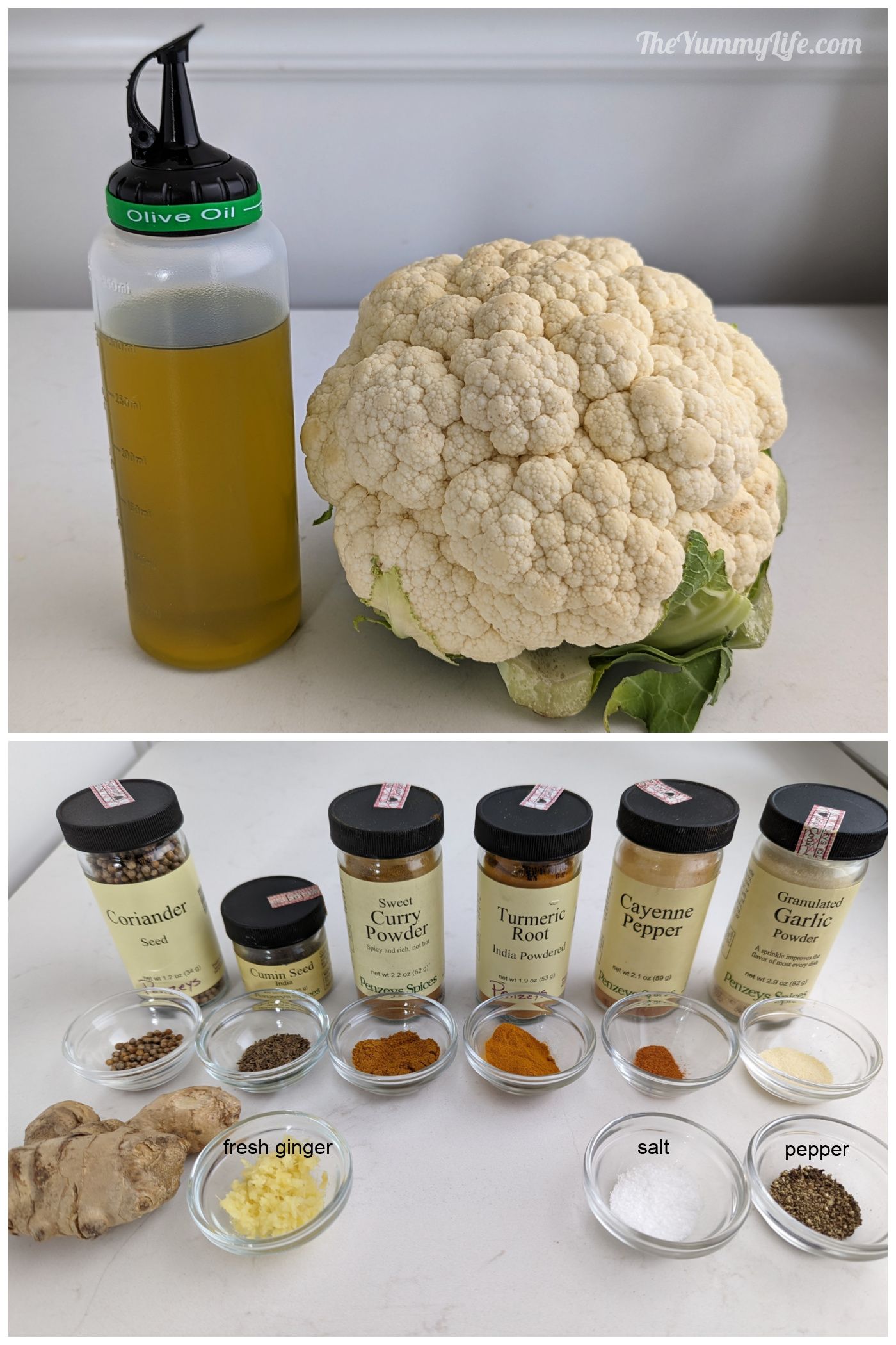 Easy Roasted Cauliflower with Indian Spices