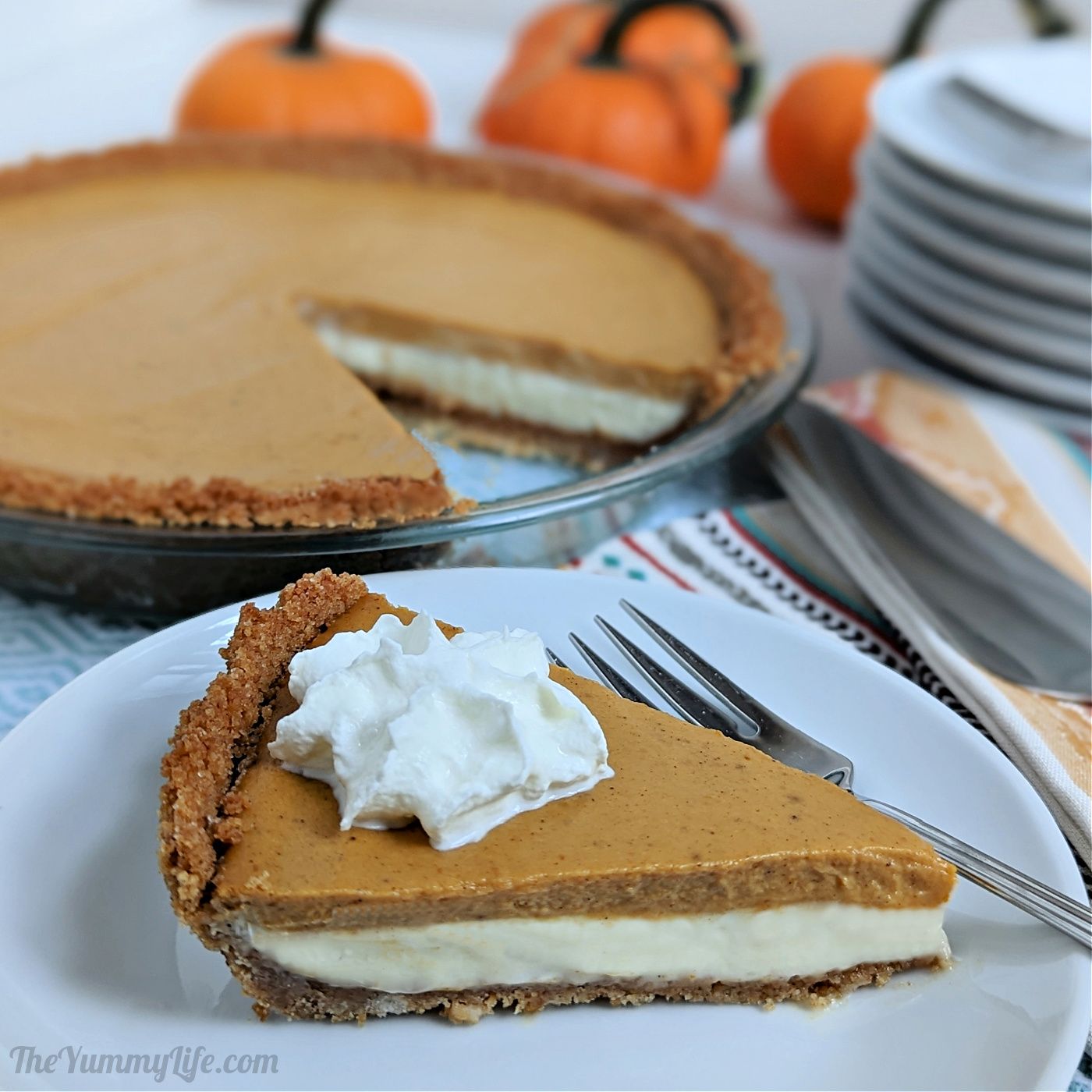 Pumpkin Cream Cheese Pie