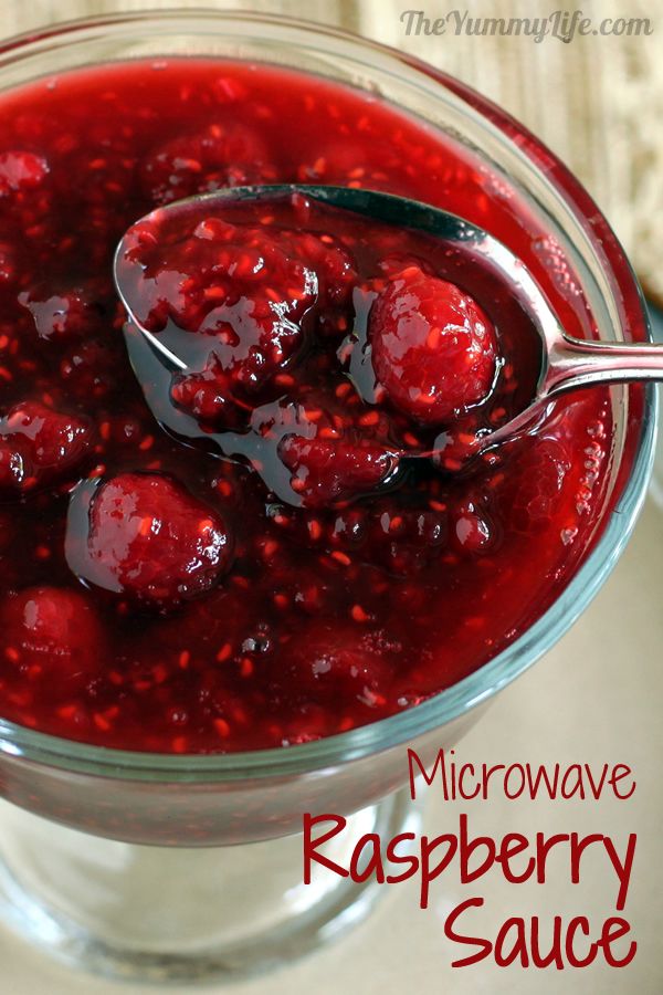 Microwave Raspberry Sauce