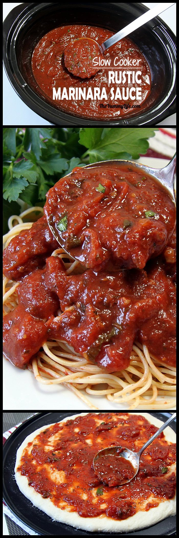 Slow Cooker Rustic Italian Marinara Sauce