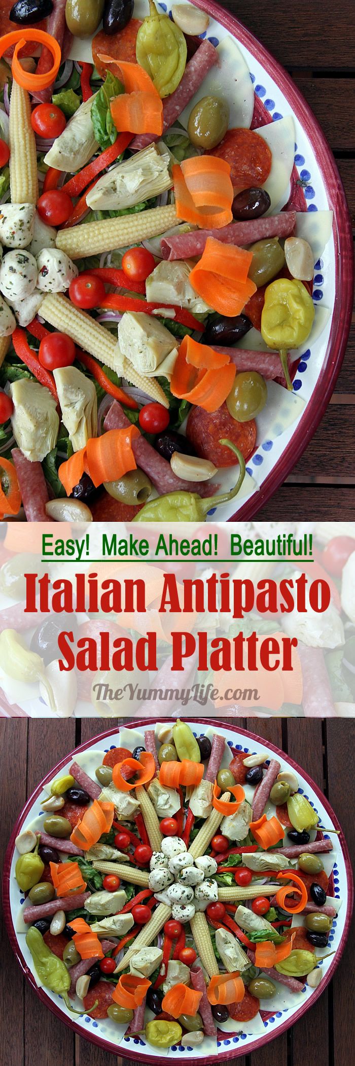 Italian Antipasto Salad Platter
