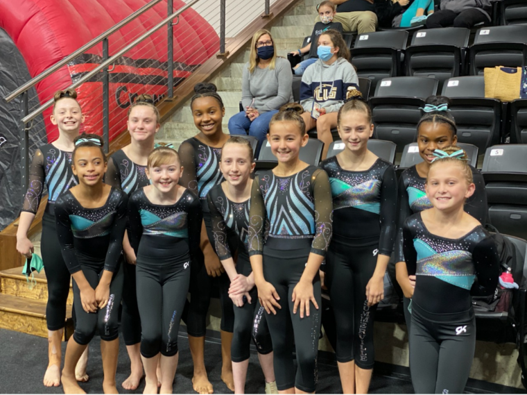Gymnastics Competitive Team Impresses at Crown of the Carolinas Meet