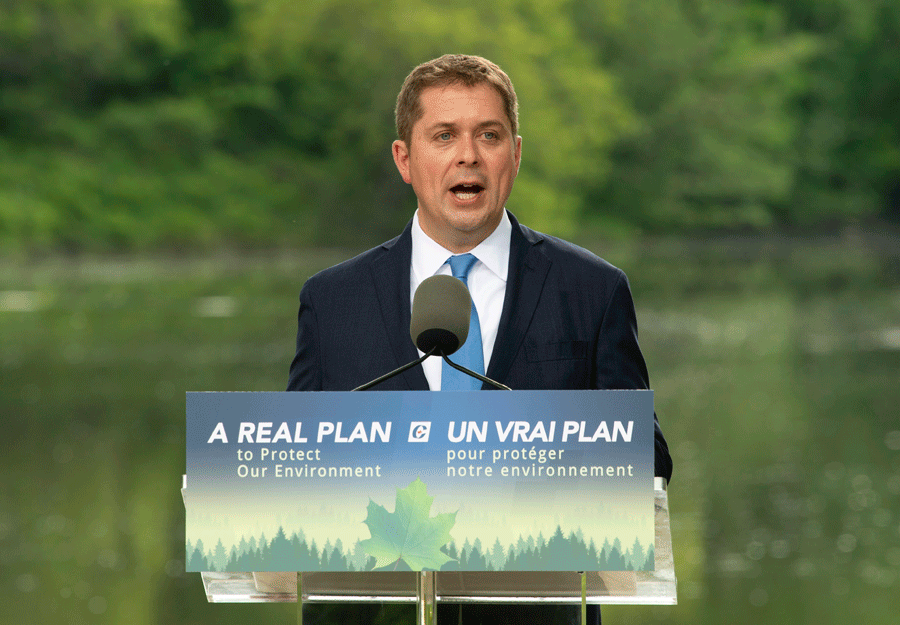 Scheer (Finally) Unveils Environment Plan — Calls for Scheer (Finally) Unveils Environment Plan — Calls for