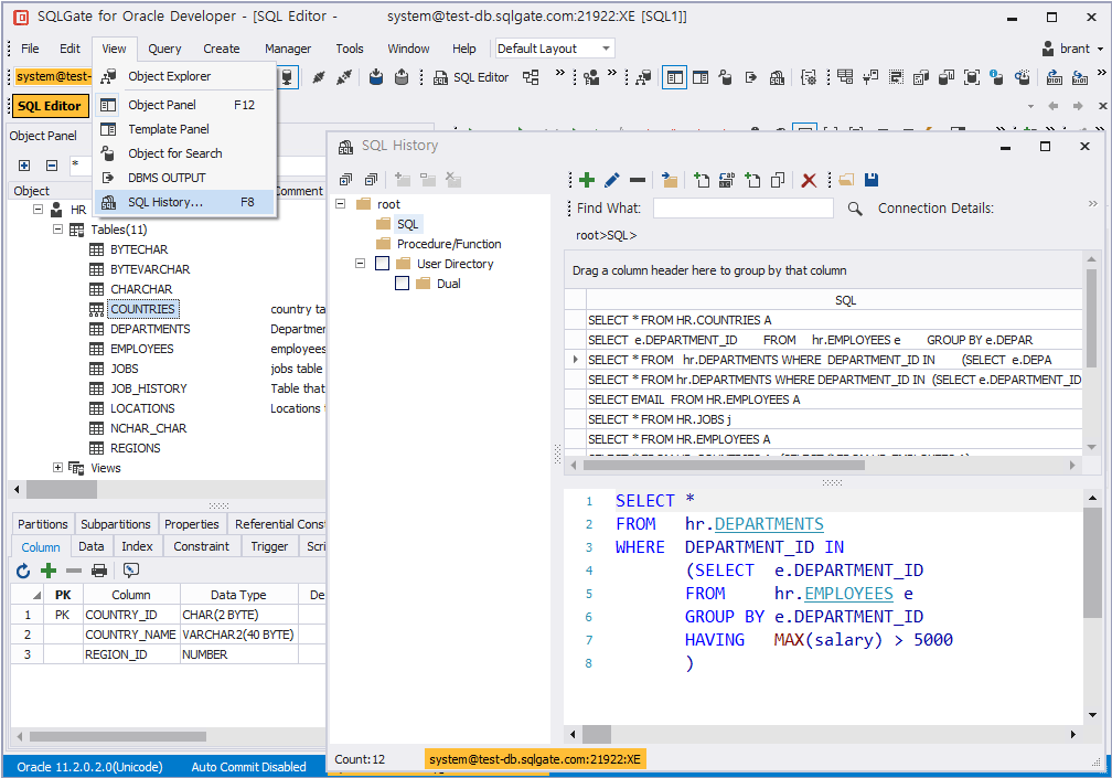 Using SQL Editor · SQLGate The Most Intelligent IDE for Database
