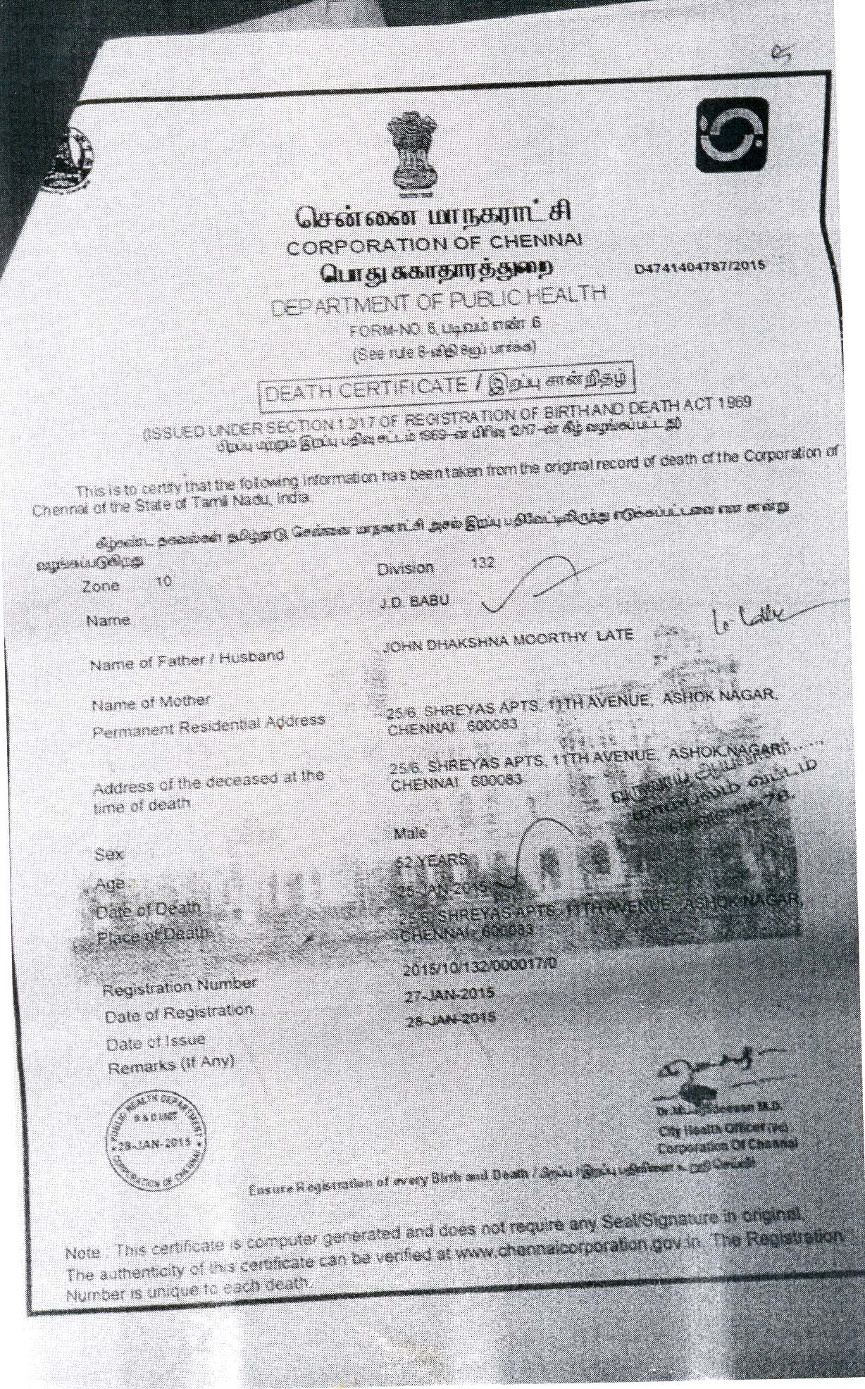 Family faked my death certificate ‘Dead’ man