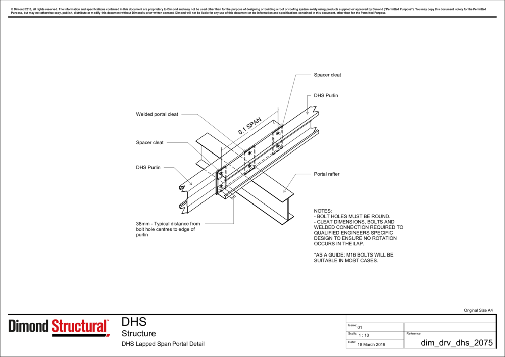 DHS Purlins Steel Purlins & Girts NZ Dimond Structural