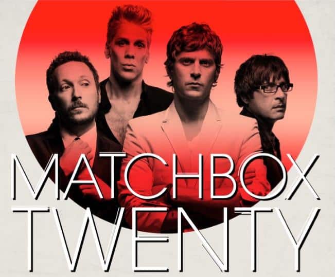 Por 1era vez en México MATCHBOX TWENTY Arena Ciudad de México 23 de