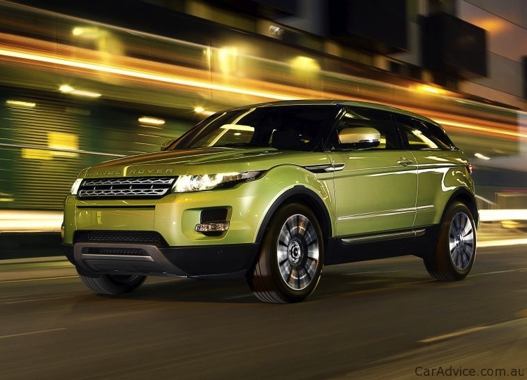2011 Range Rover Evoque Australian prices announced Photos (1 of 6)