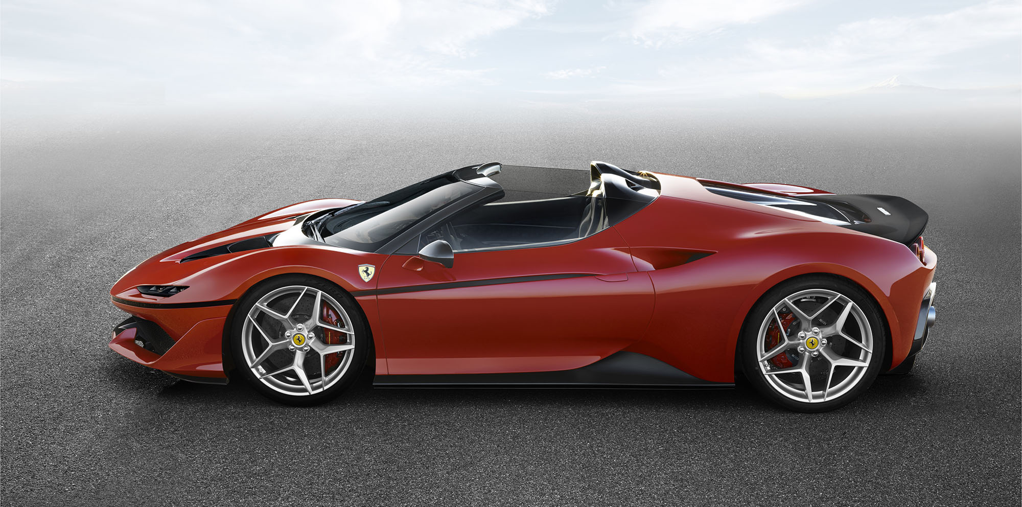 Ferrari J50 Special spider celebrates half century in Japan photos