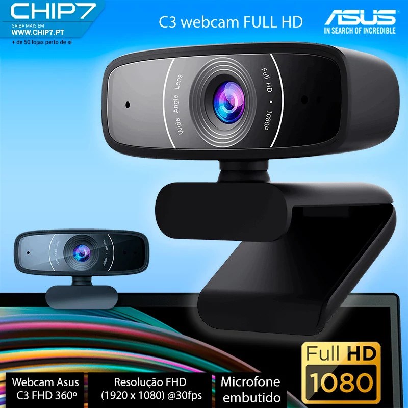 cam Asus C3 Full HD 1080p CHIP7