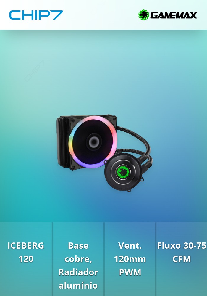 WATER COOLER CPU ICEBERG 120 CHIP7
